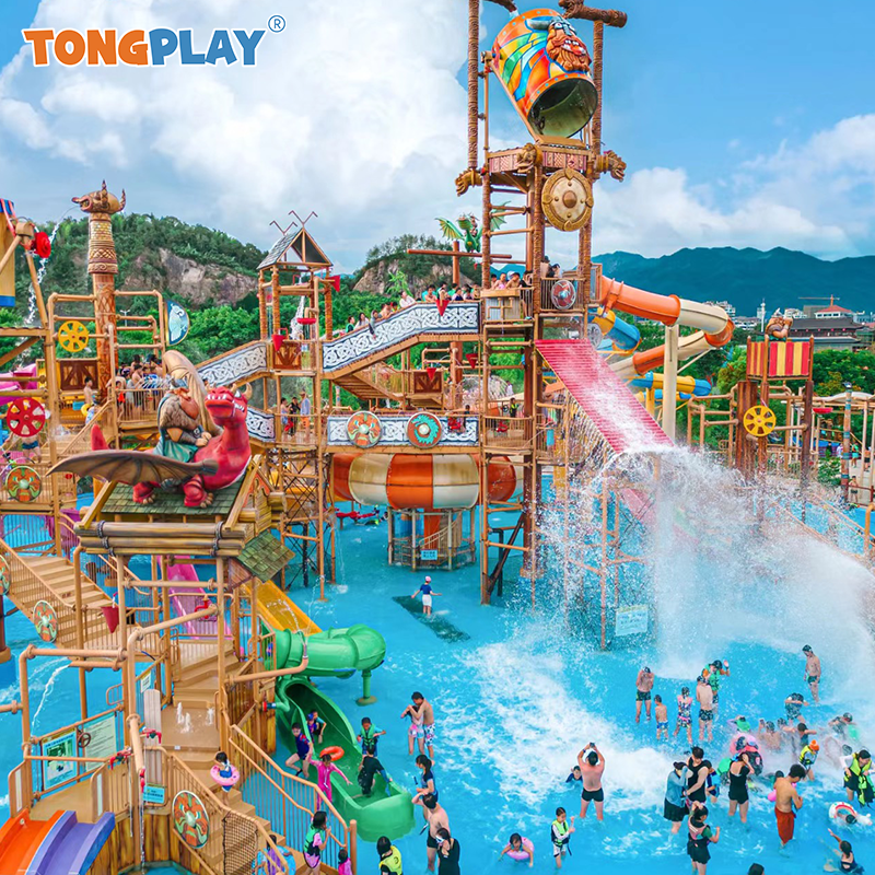 Commerical Wave Pool Equipment Amusement Park Wave Maker Wave Pool Water Park Swimming Pool For Kids Adults