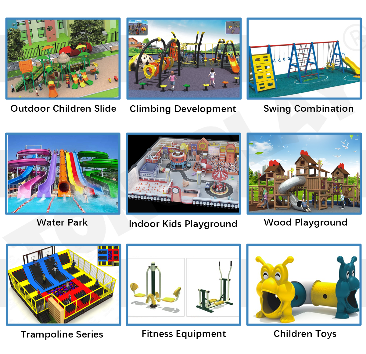 School Playground Games Outdoor Combined Slide Garden Play Equipment For Amusement Park and School