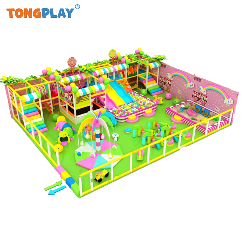 Commercial Indoor Soft Playground Kids Swing And Slides Amusement Naughty Castle Playground Maze Equipment