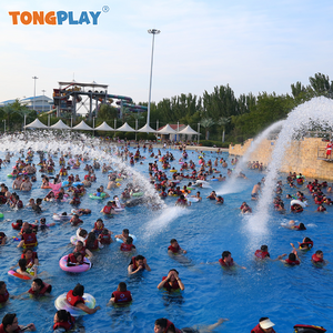 Water Splash Park Aquatic Playground Amusement Equipment Tsunami Wave Pool Maker Custom Design