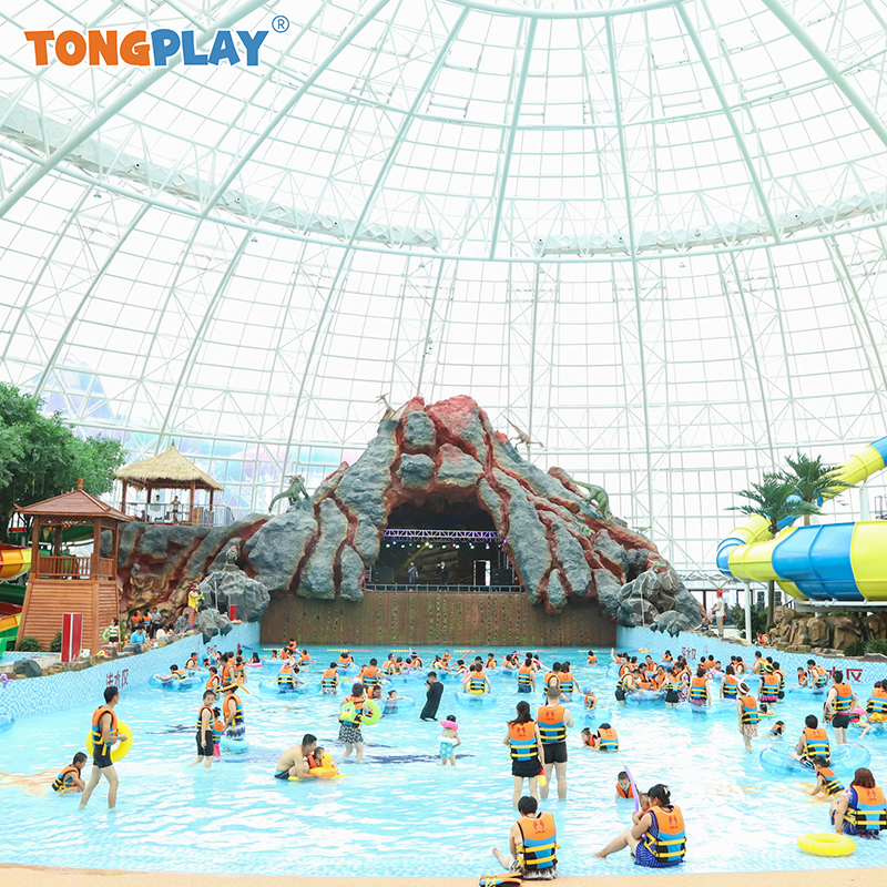 Outdoor Water Play Equipment Summer Swimming Wave Pool Machine Exciting Pool Tsunami Wave Pool for Adults Family