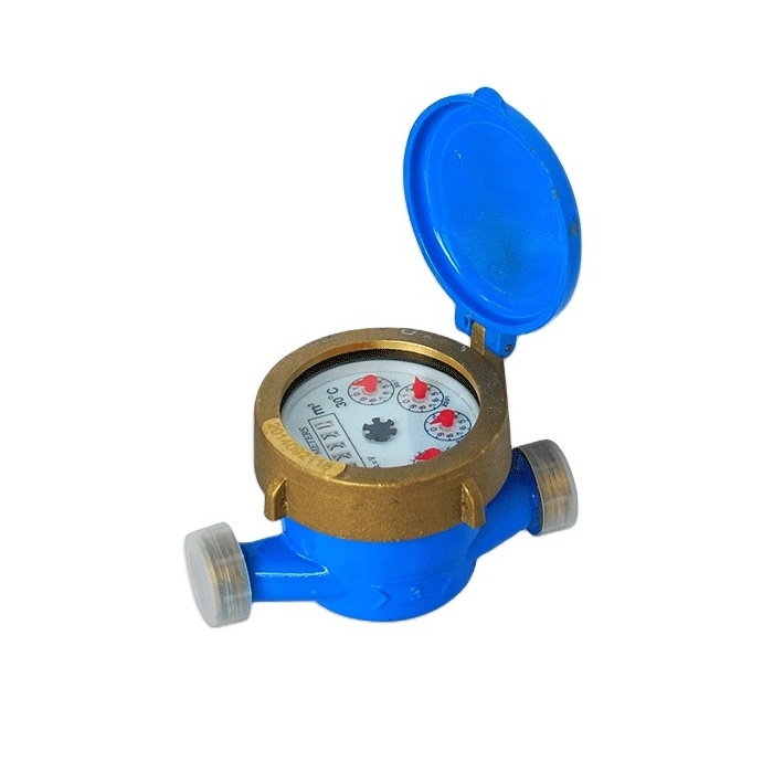 Manufacturer High Quality wet type brass body single jet  water meter