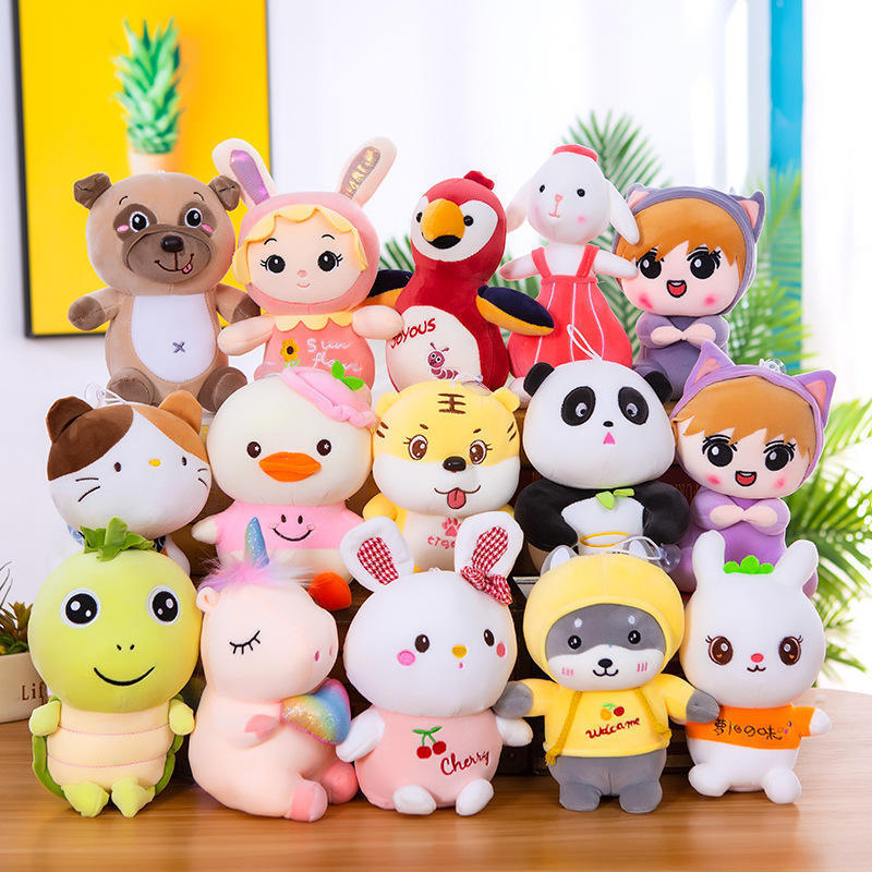 factory Wholesale 7 inch 8 inch Custom Animal Plush Toy Bulk Plush Toy for Claw Machine