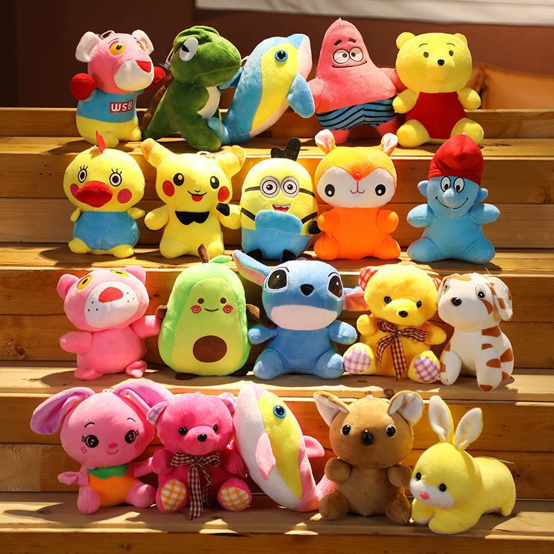 factory Wholesale 7 inch 8 inch Custom Animal Plush Toy Bulk Plush Toy for Claw Machine