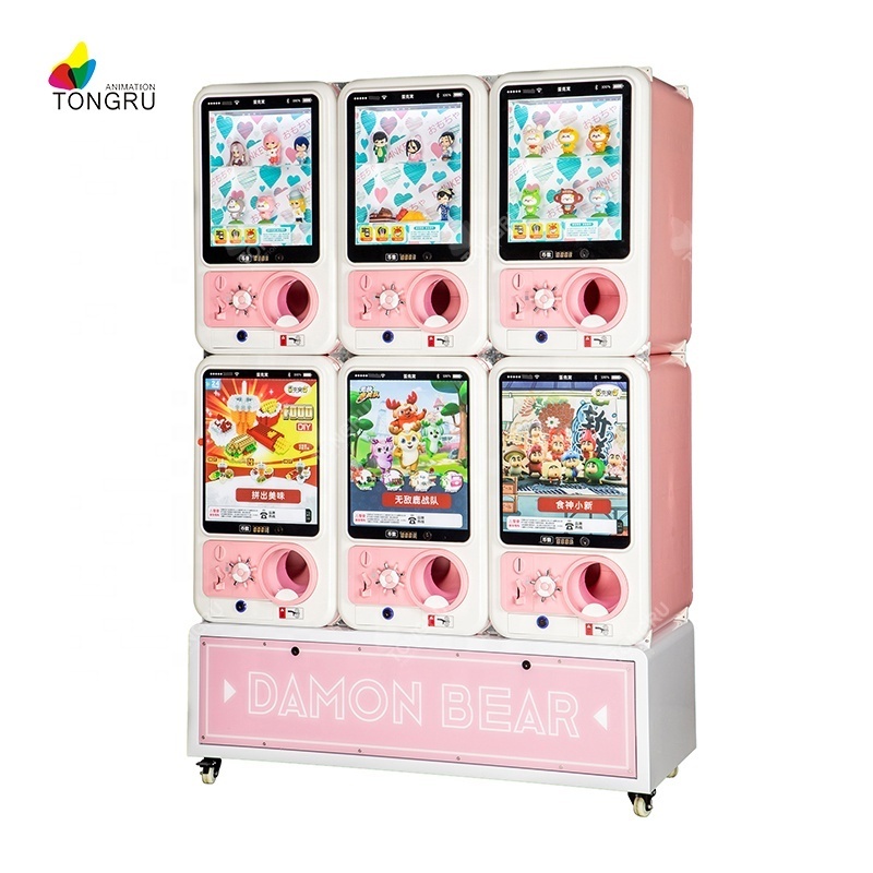 Shopping mall surprise twist egg game capsule gashapon automatic vending machine maquina expendedora gachapon machine