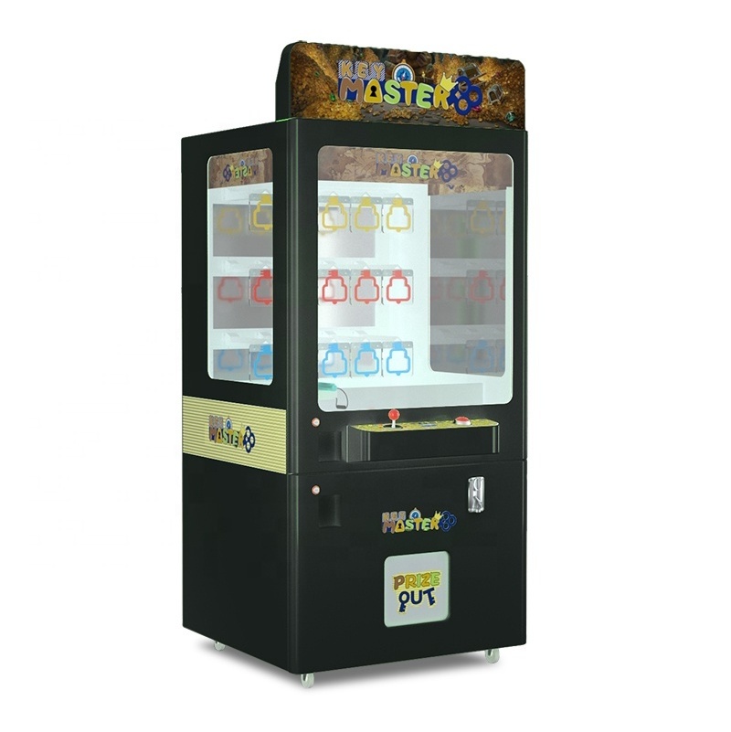 Golden Key Gift Crane Vending Machine Coin Pusher Key Master Arcade Game Machine