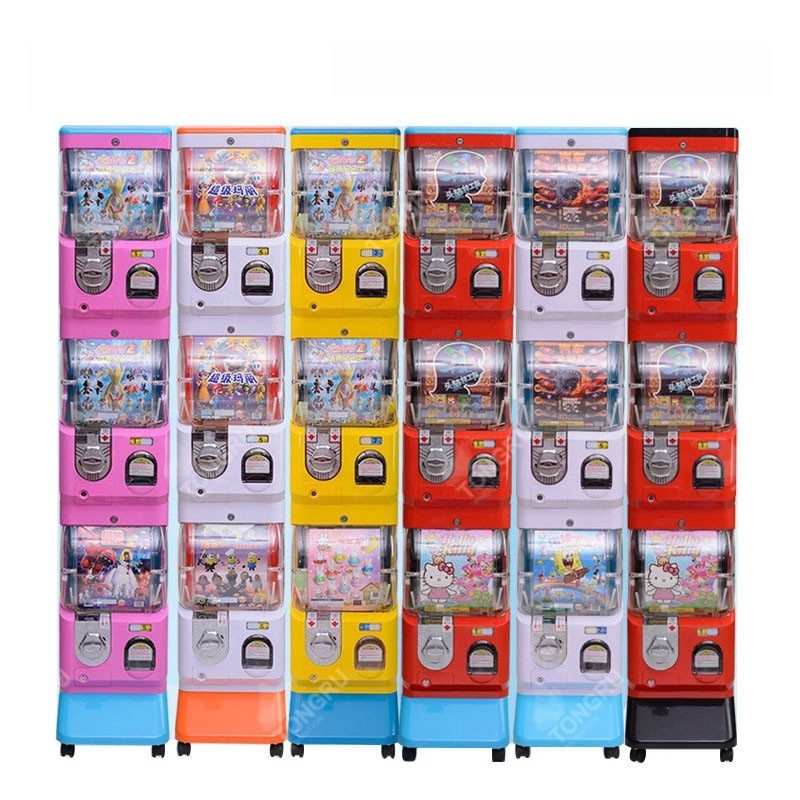 Japanese Gacha Store Whole Design Three Layers Gashapon Machine Kid Gachapon Game Toy Capsule Vending Machine