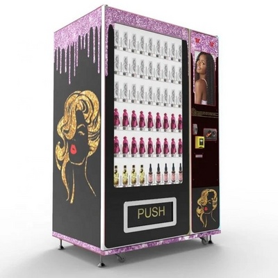 Popular beauty retail items cosmetics combo vending machine wall custom small lash automatic hair eyelash vending machines