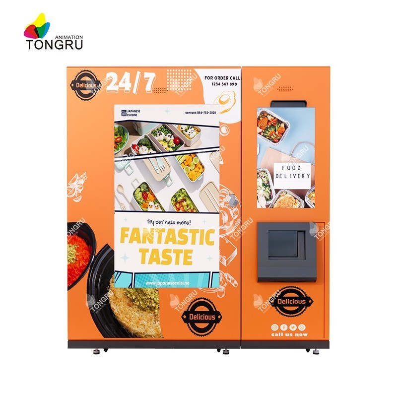 Automatic Bread Vending Machines Retail Item Food Snack Potato Chips Hot Cake Bakery Vending Machine