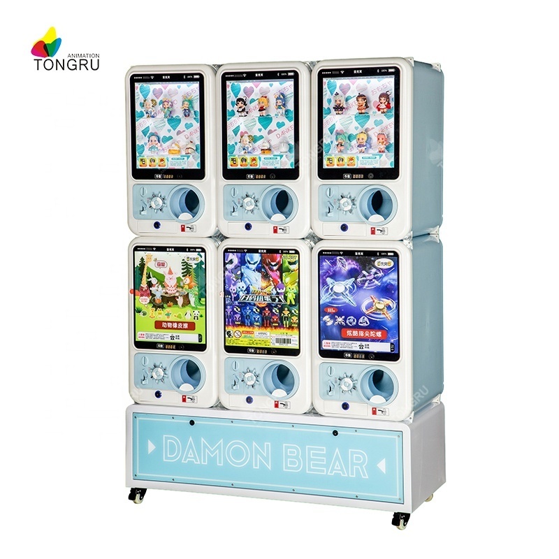 Shopping mall surprise twist egg game capsule gashapon automatic vending machine maquina expendedora gachapon machine