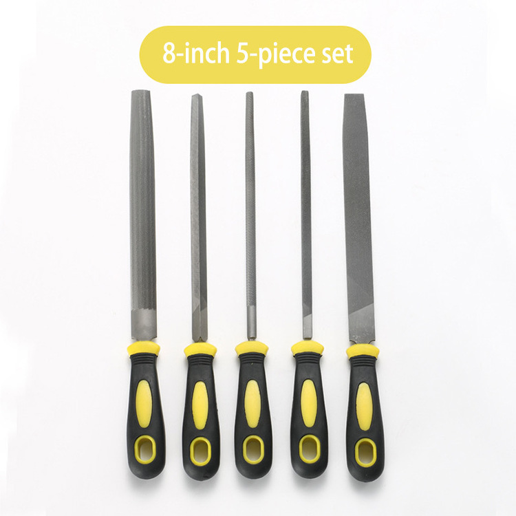 Convenient tool ceramic handicraft polishing high carbon steel semi-round steel file steel file set