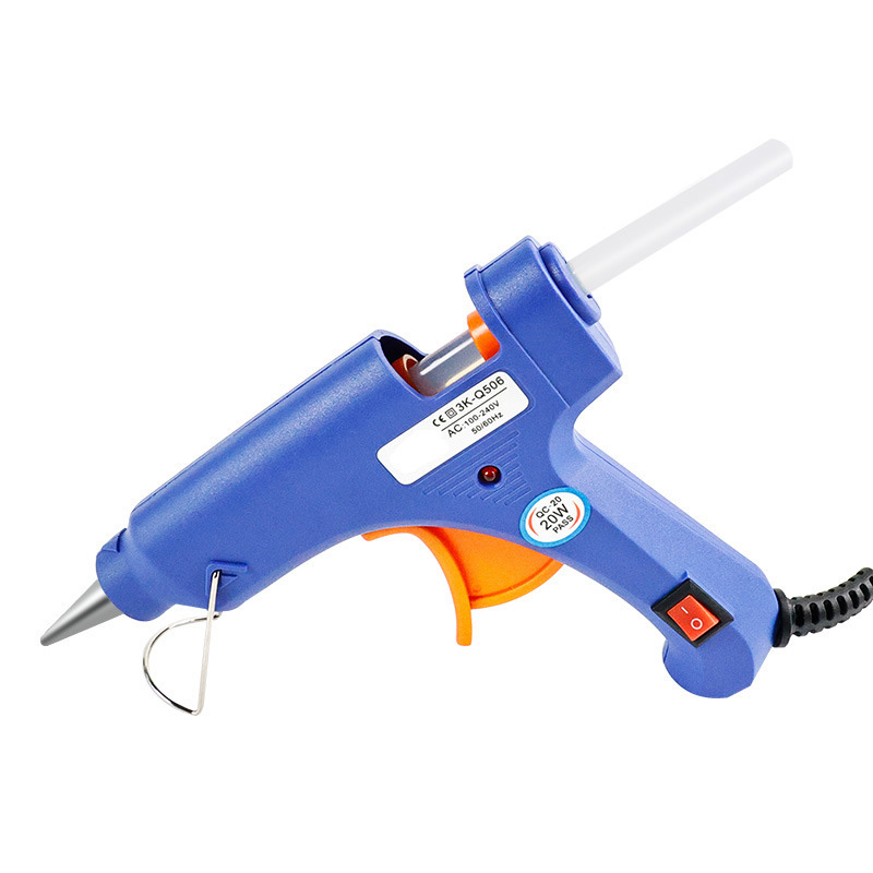 20W power heat capacity glue stick hot melt glue strip aluminum alloy nozzle hot melt glue gun