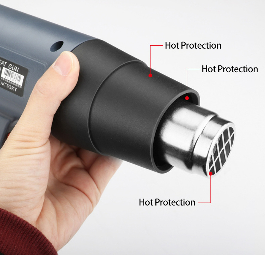 High Quality 1600w Heat Gun Digital Display Portable Hot Air Gun For Heat Shrink