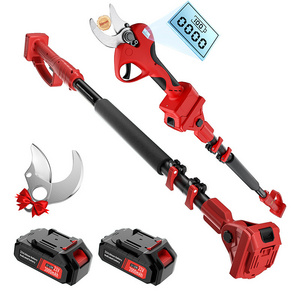 Outdoor Garden Sissor Battery Powered Cordless Branch Pruners Electric Pruners With Extension Pole