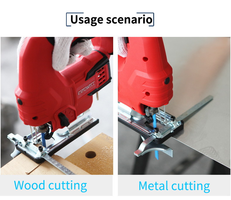 Power Tools Working Jig Saw 20V Li-ion Battery Rechargeable Electric Cordless Wood Lithium Metal and Wood Saw  20 Mm Jig Saw