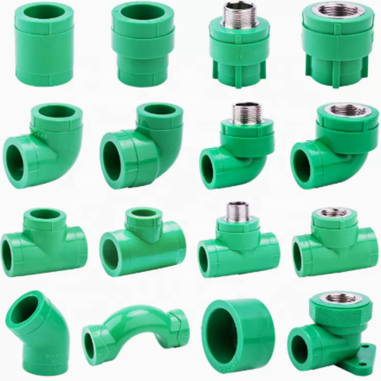 Customization 20MM 25MM Plumbing Materials PPR Pipes 90 Degree Elbow PPR Pipe Fittings