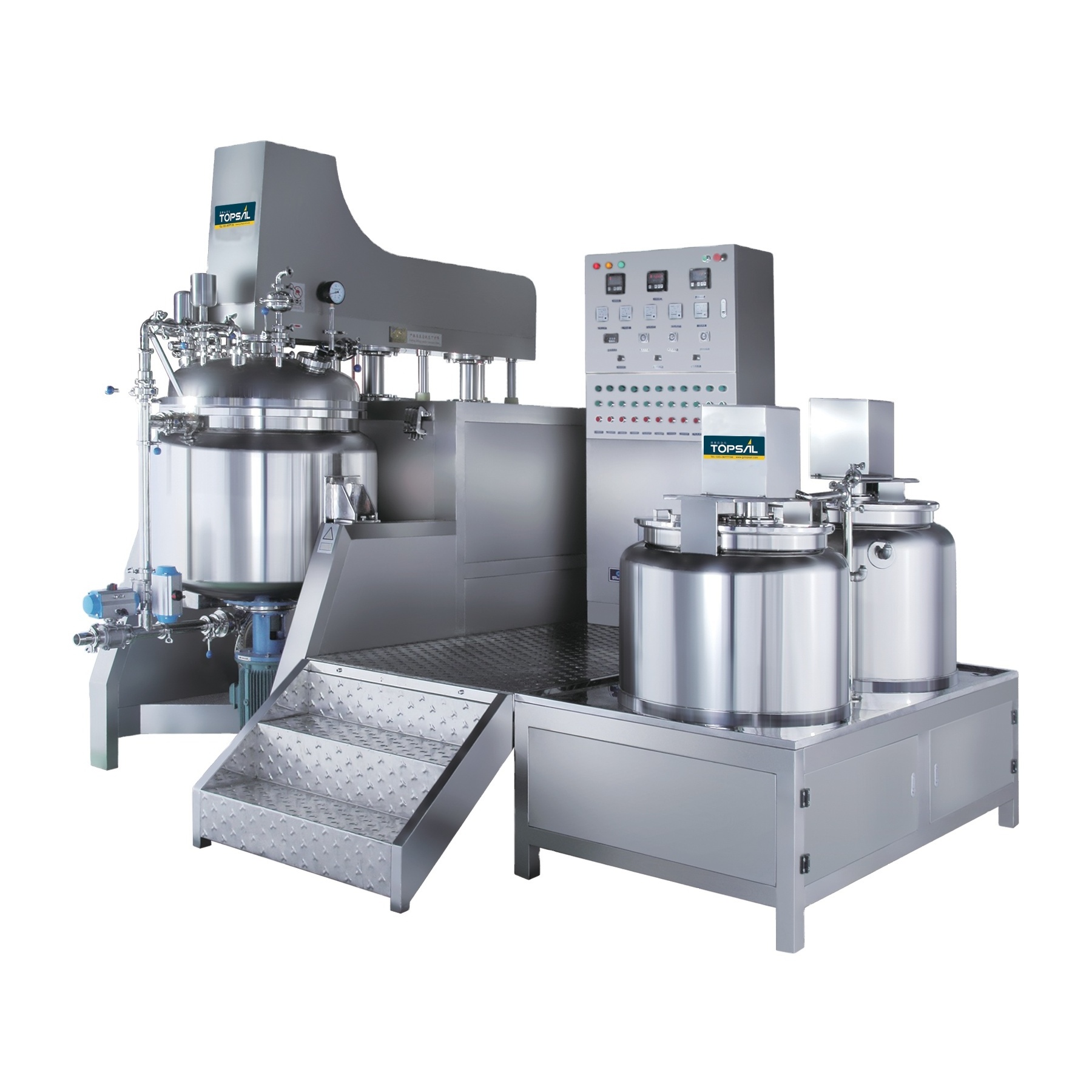 Cosmetics Manufacturing Industrial Snail Slime Emulsifier Vacuum Homogenizer Mixer Beauty Cream Manufacturing machine