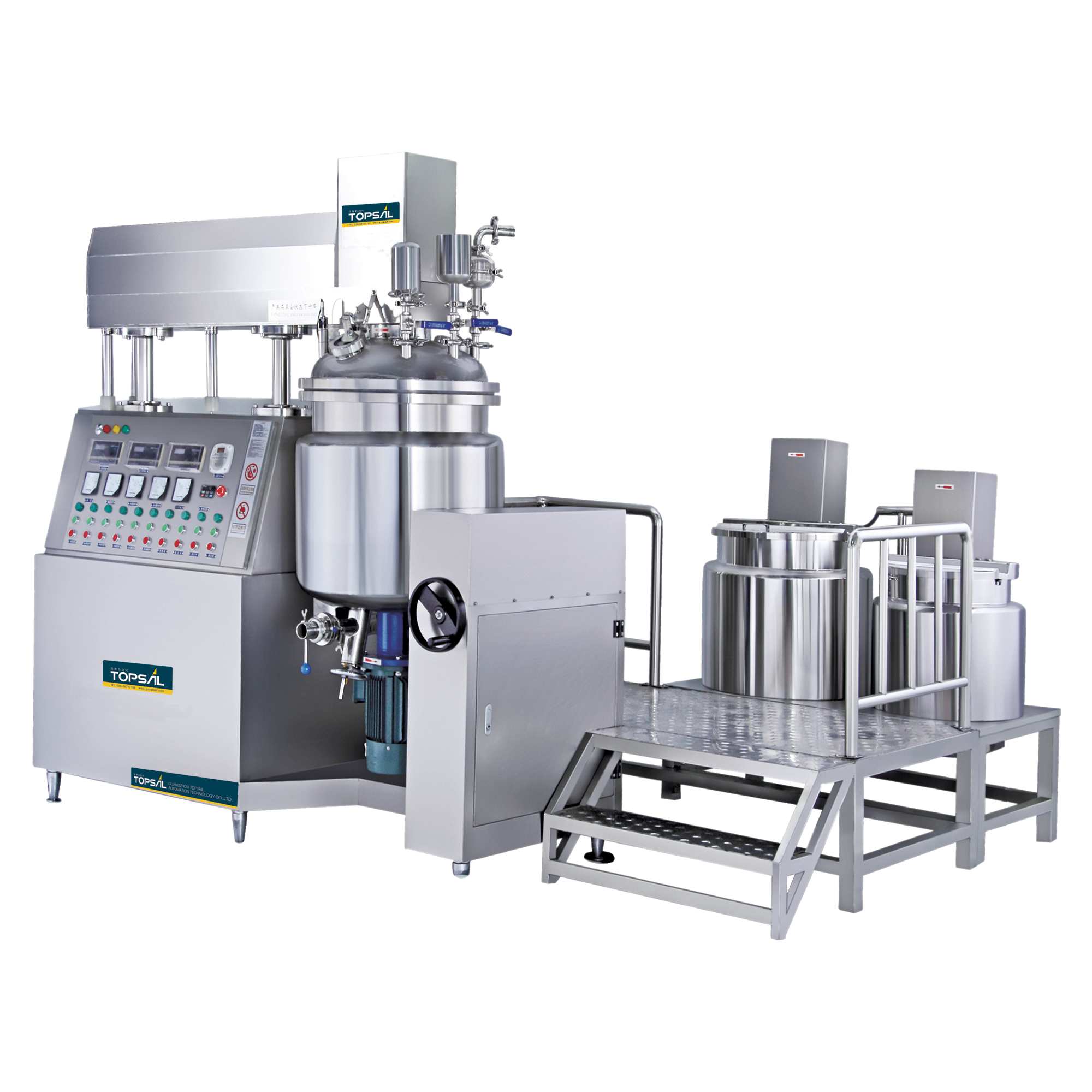 Cosmetics Manufacturing Industrial Snail Slime Emulsifier Vacuum Homogenizer Mixer Beauty Cream Manufacturing machine