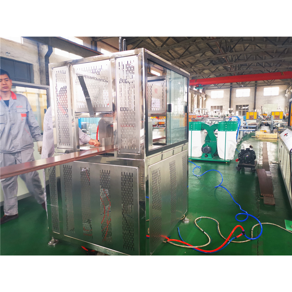 Extruder CE certificated rice straw-plastic wpc products making machine rice straw recycling machine