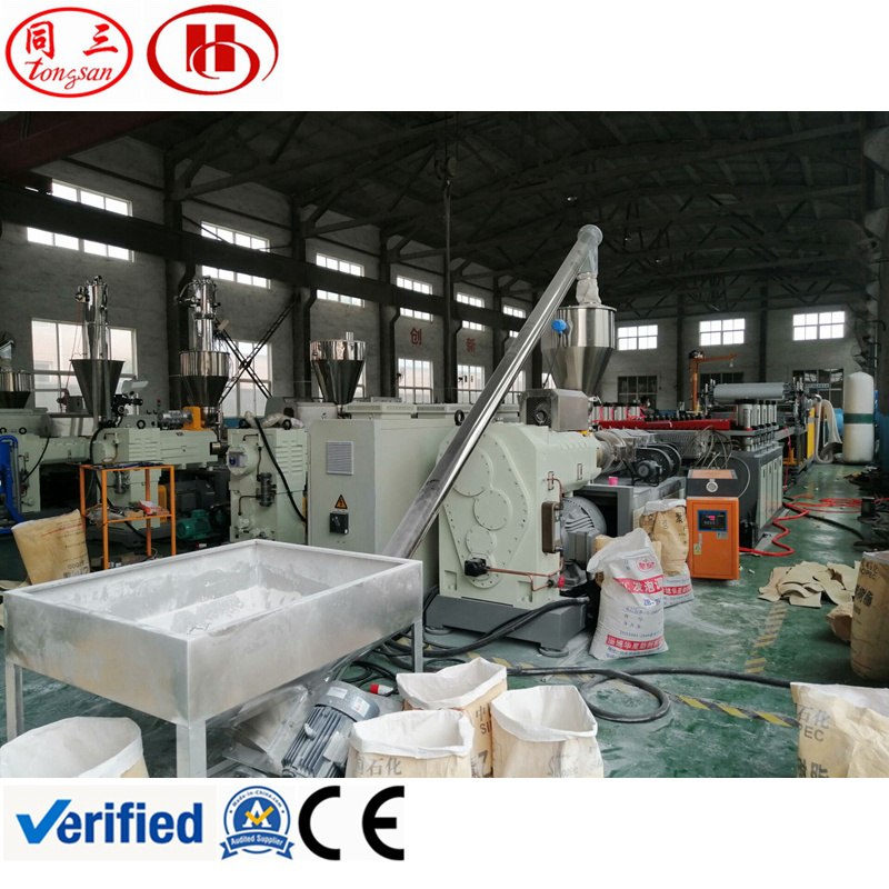 Plastic Machine Manufacturer PVC WPC foam board extrusion machine line make furniture board door board PVC sheet making machine