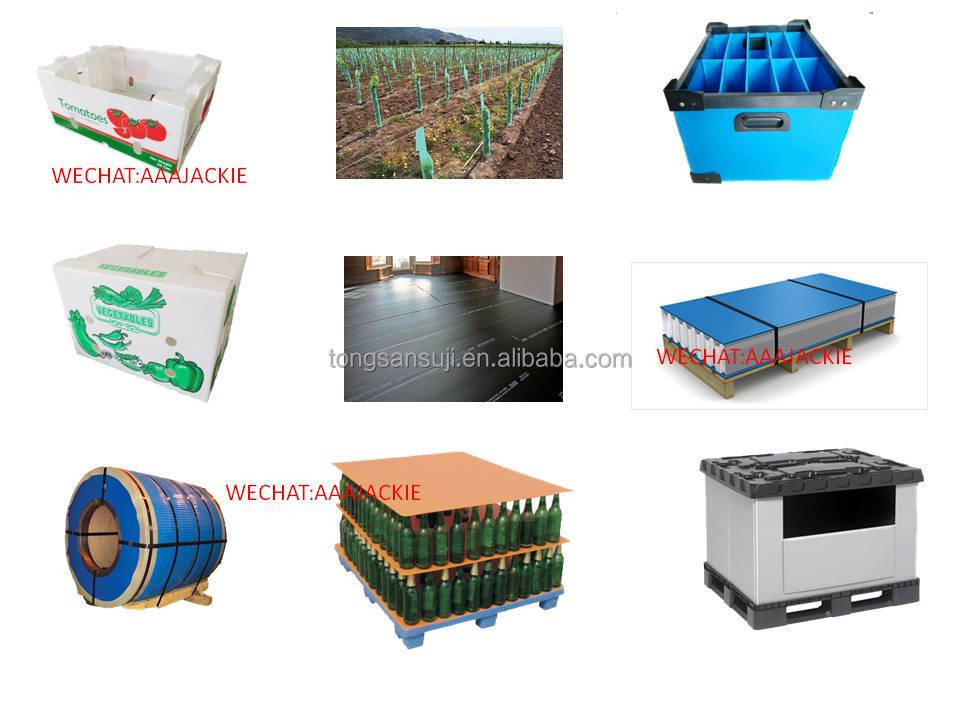 core plastic sheets making pp corrugated hollow sheet making machine/Corrugated box making machine