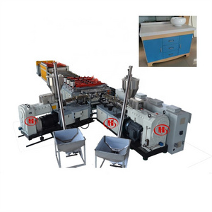 Furniture board  cabinet board production WPC PVC foam board  extrusion machine