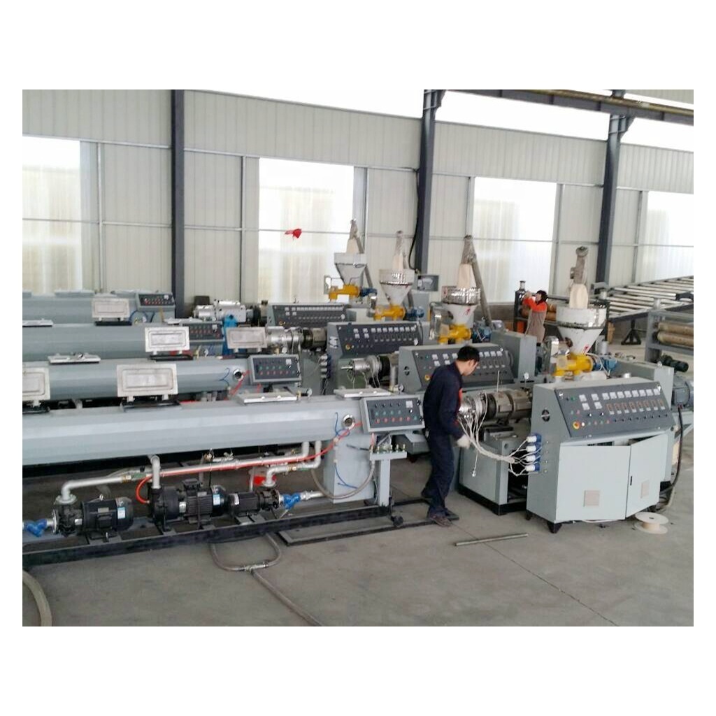 PVC  water pipe making machine /plastic pipe line /plastic extruder manufacturer