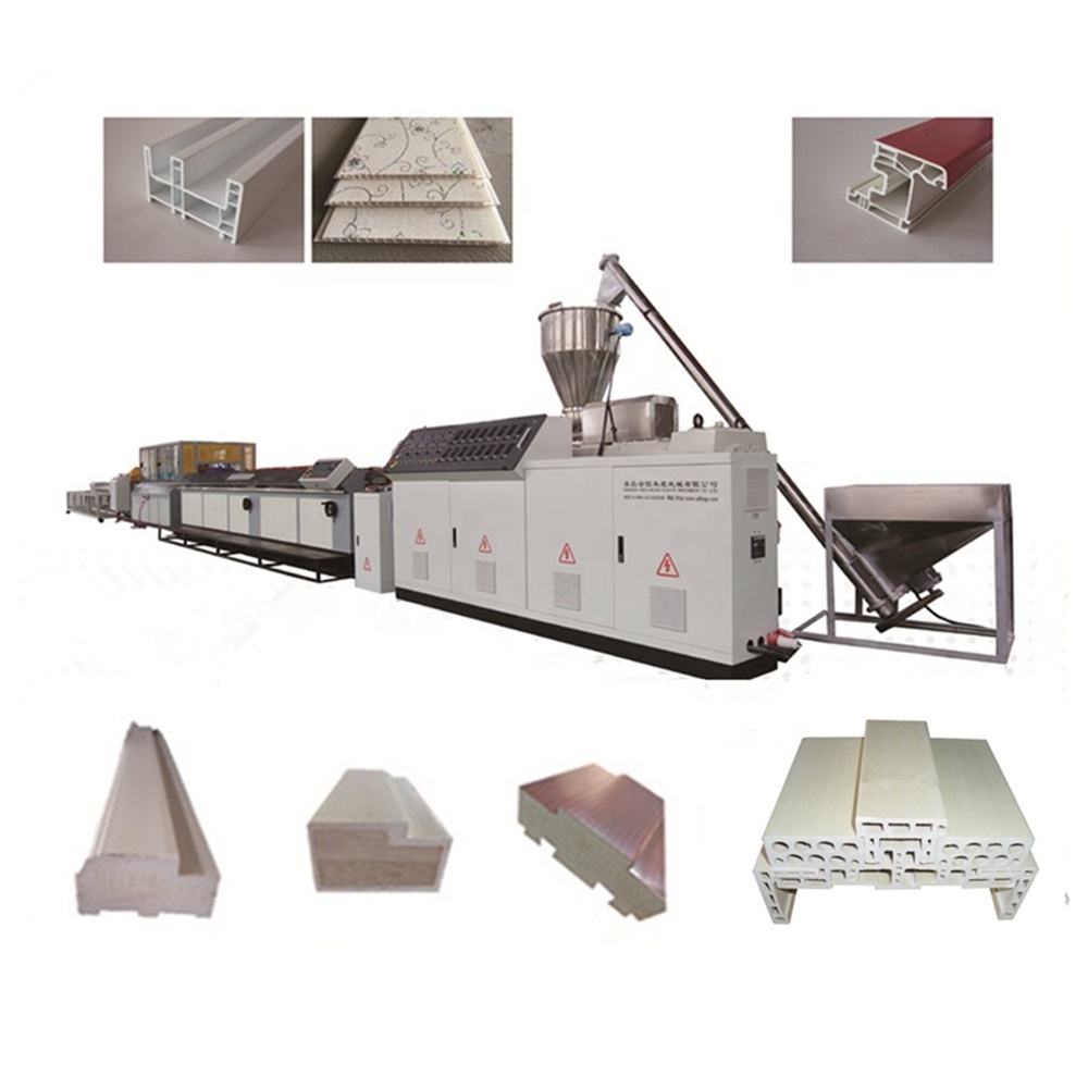 Pvc Window and Door Profile Making Extrusion Machine upvc windows making machine / pvc ceiling profile making machine