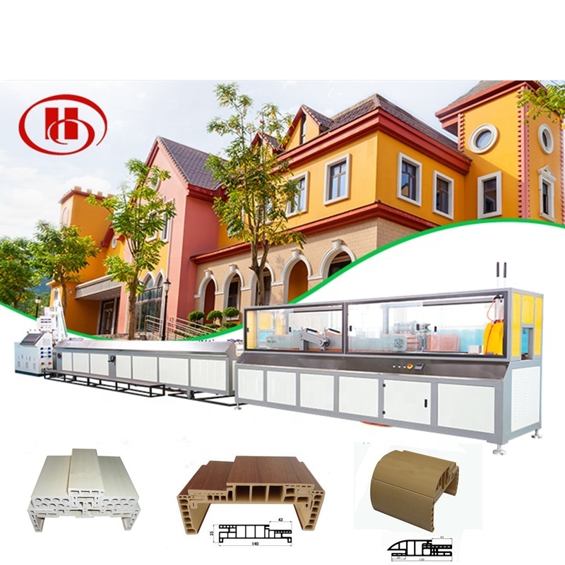 WPC  Wood Plastic Composite Machine For Making Fence Decking Floor Pallet Extrusion Line Machine