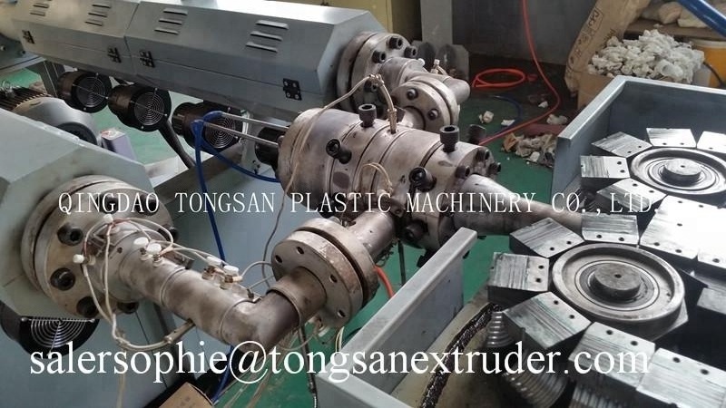 HDPE PP PVC double wall bellows tube making machine DWC corrugated pipe production line price