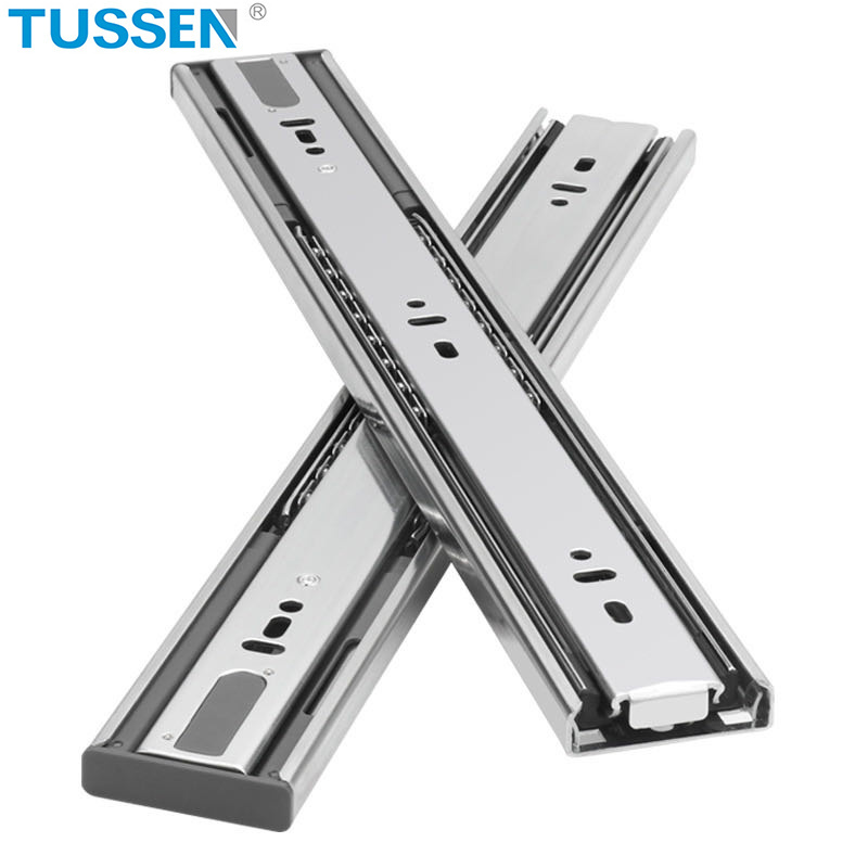 14 Inch Slide Out Hardware Kitchen Drawer Slider Rail Auto Guide Self Closing Full Extension Soft Close Kitchen Drawer Runners