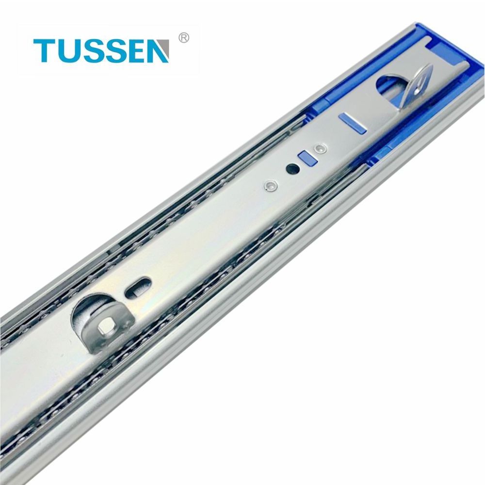 Jieyang Industrial TUSSEN Heavy Duty Cabinet Slide Soft Close Hook Telescopic Rails Ball Bearing Smooth Drawer Slide with Hook