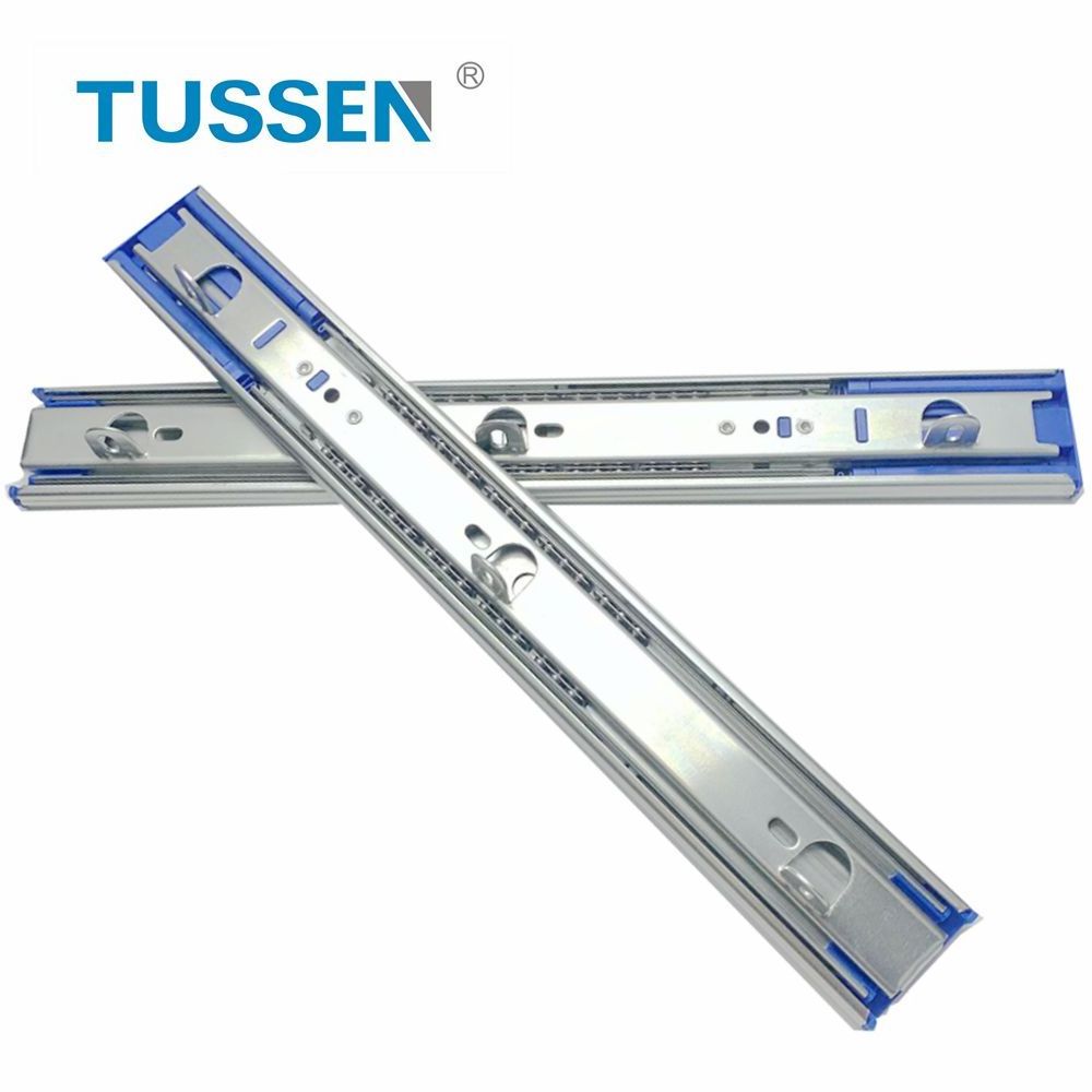 Jieyang Industrial TUSSEN Heavy Duty Cabinet Slide Soft Close Hook Telescopic Rails Ball Bearing Smooth Drawer Slide with Hook