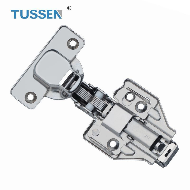 TUSSEN Furniture Fittings Clip on Self Closing Hydraulic 3D Iron Cabinet Door Hinges