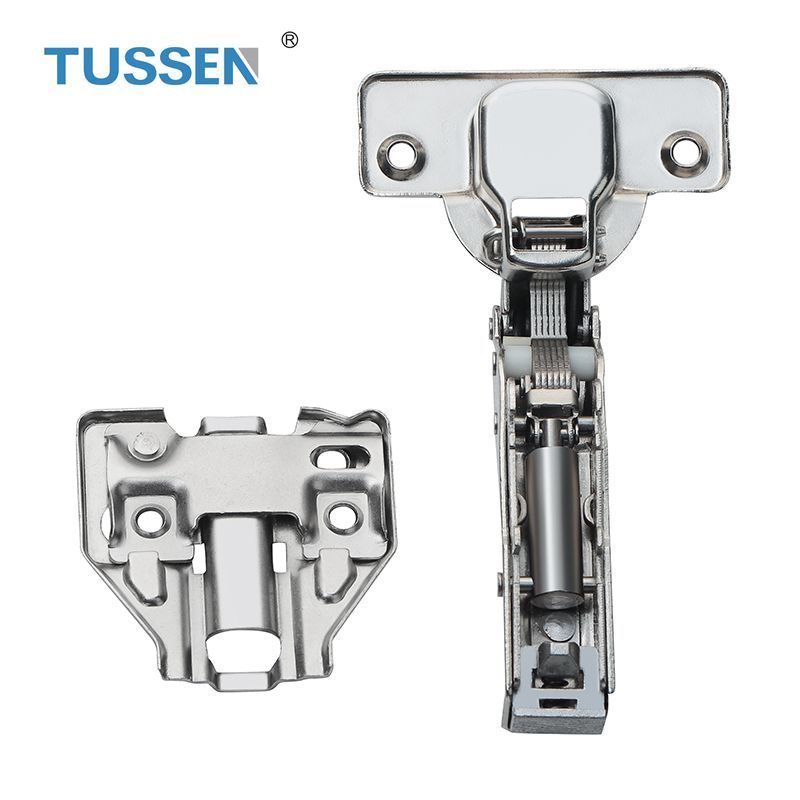 TUSSEN Furniture Fittings Clip on Self Closing Hydraulic 3D Iron Cabinet Door Hinges