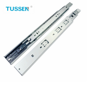 TUSSEN 48 Hours Salt Spray Testing Durable POM Material Heavy Duty 1 Spring Damper Soft Close Drawer Slide