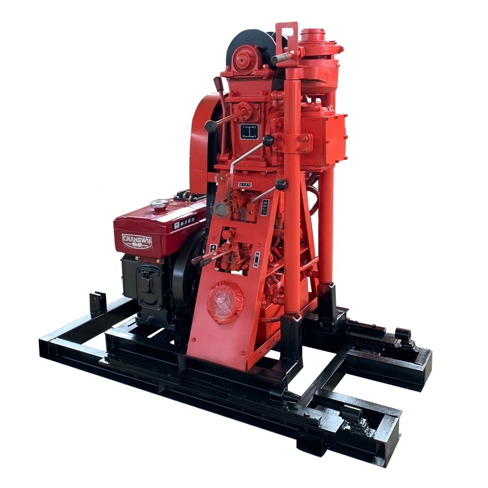 Wholesale  Portable Mini Diesel Geotechnical Soil and Rock Testing Core Sampling Drilling Rig