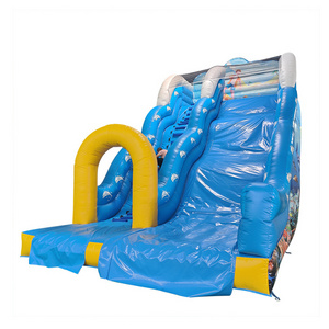 Professional Factory Kids Play Zone Area Super Tall Inflatable Dry Slip N Slide Game For Sale