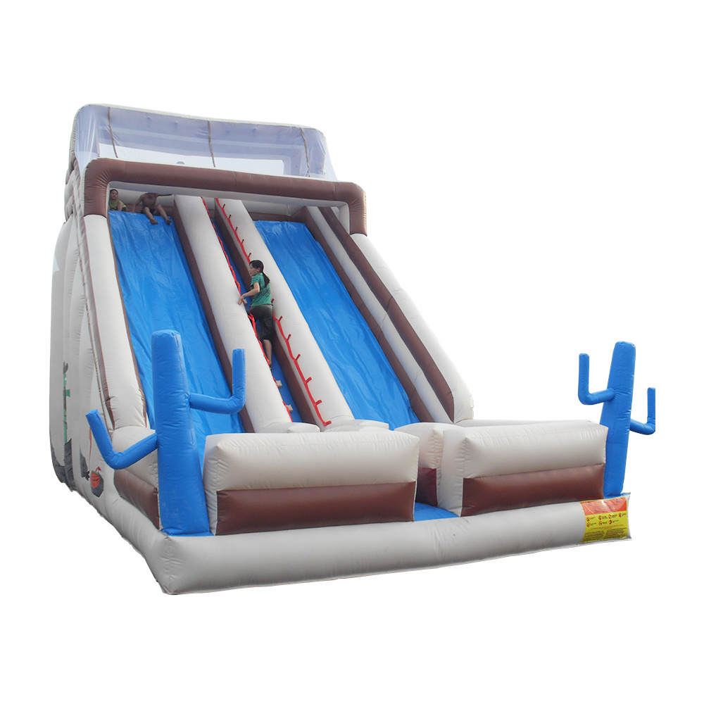 Professional Factory Kids Play Zone Area Super Tall Inflatable Dry Slip N Slide Game For Sale