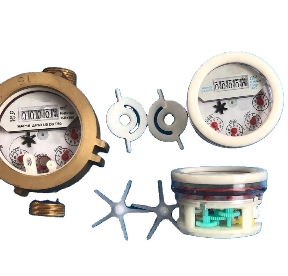 Semi-liquid Single jet Water Meter