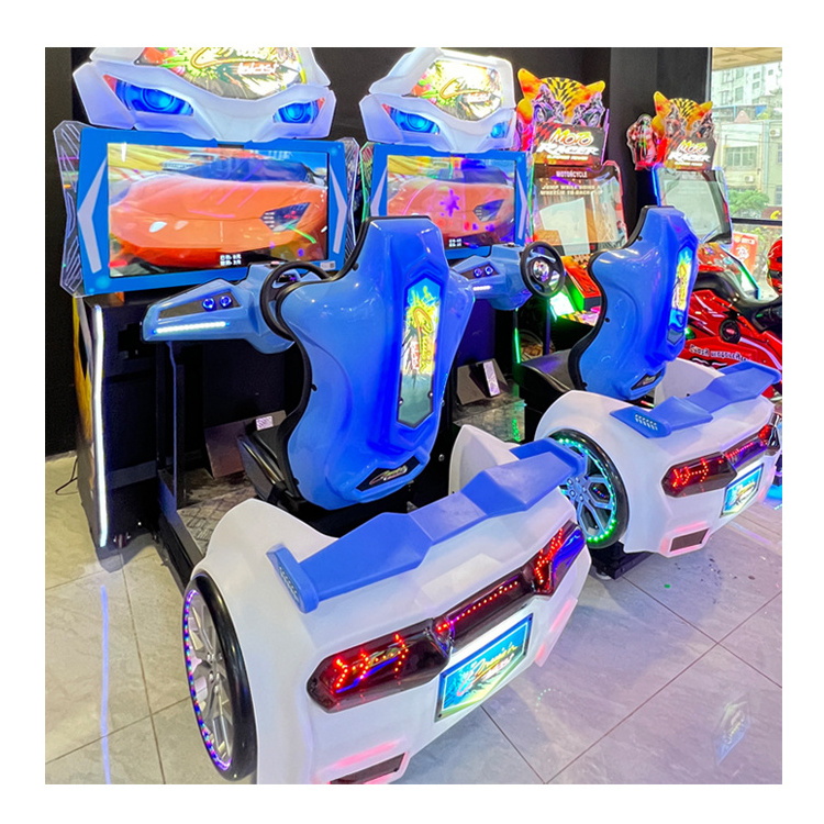 Coin Operated Dynamic Car Driving Electronic Car Ultimate Speed Racer Arcade Racing Game Machine