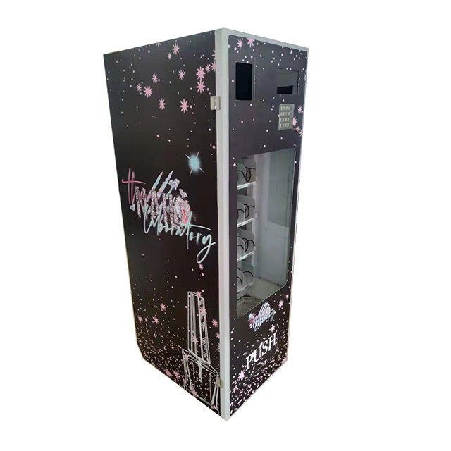 2024 Top Seller Self-help Dispenser Changing LED Vending Machine for Beauty Products Lipsticks Lashes Perfume Vending Machine