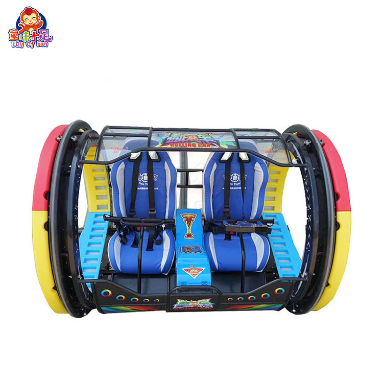 Attractive Factory Sale Rolling Car Adults Double Players Rolling Car For Amusement Park