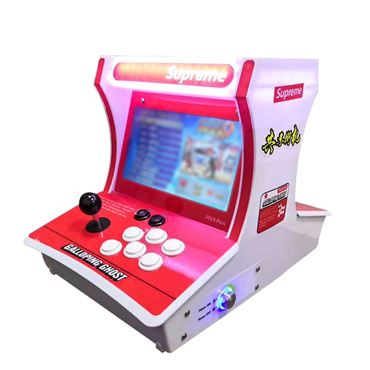 Coin operated mini portable arcade game bartop retro arcade machine de jeux