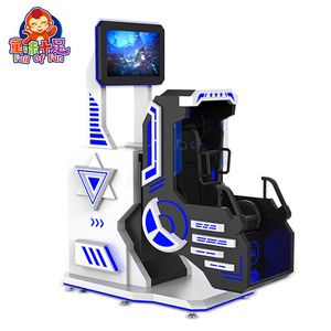 VR attractions  360 Degree Simulation Rides Virtual Reality  Motion Chair 9D Cinema Equipment 720 VR Flight simulation machine