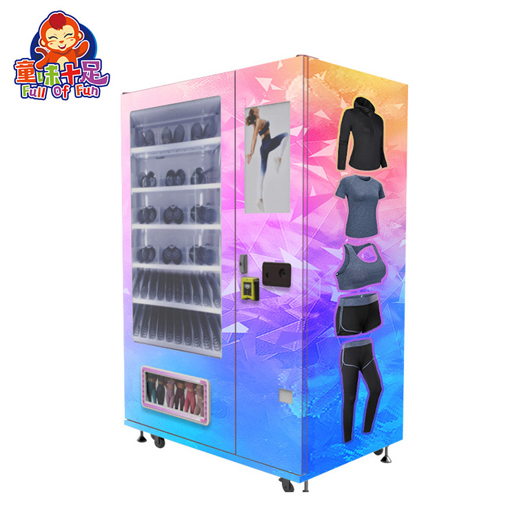 Automatic clothes vending machine electronic touch screen clothing vending machine with screen