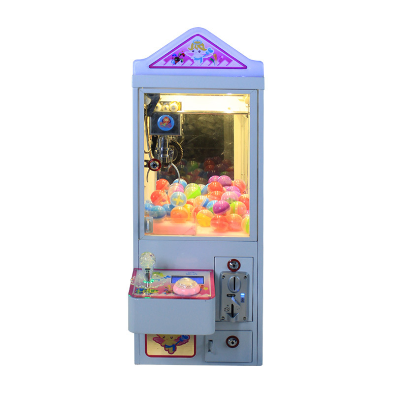 2024 New Design Mini Claw Crane Machine  Game Toys Plush Human Small Metal Claw Crane Machine With Coin Operated/Bill Acceptor