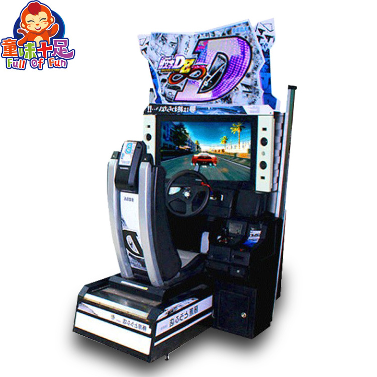 Hotselling initial D racing game Coin Operated Car Racing Arcade Simulator Video Game Machine For Sale