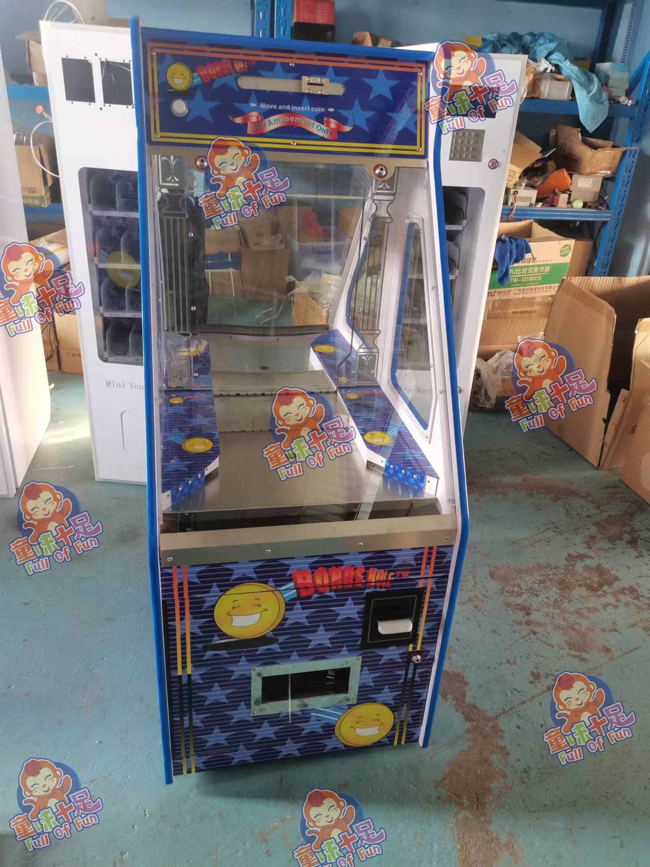 Arcade Ticket Redemption Game Machine Coin Pusher Machine coin operated games Bonus Hole Coin Pusher