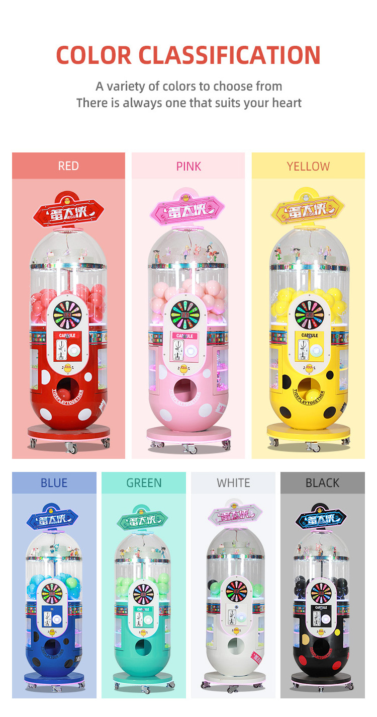 Popular Kids Toys/Capsule Vending Machine Coin Operated Gashapon Gumball Vending Machine